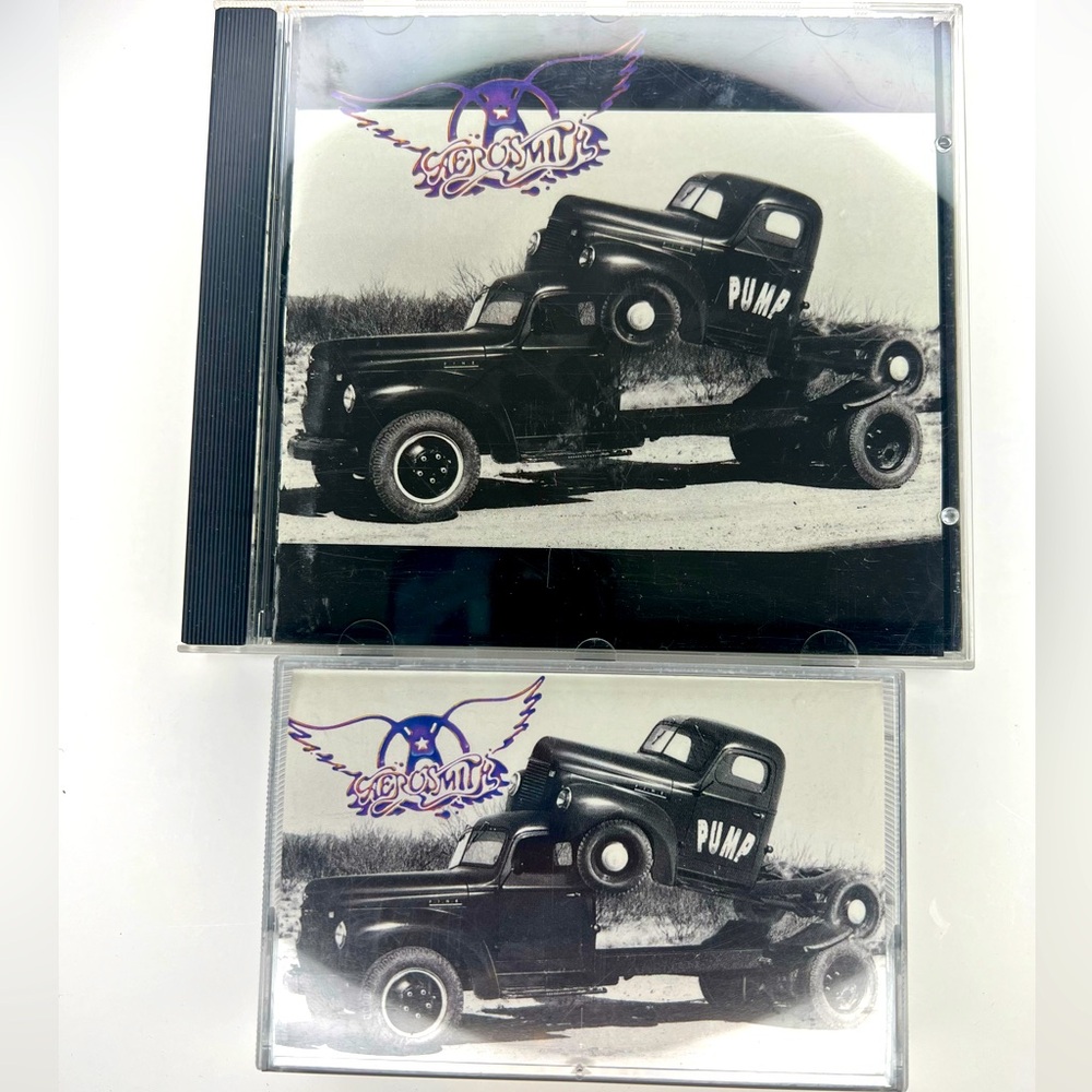 Aerosmith “Pump” Bundle Cd and Cassette Tape
